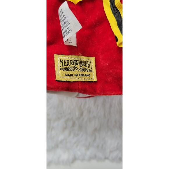 Merrythought Beefeater Blond Teddy Bear Tower of London Puppet Plush Animal - Picture 4 of 8